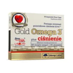 Жирні кислоти Olimp Gold Omega 3 Plus Cisnienie 30 капсул (CN7528)