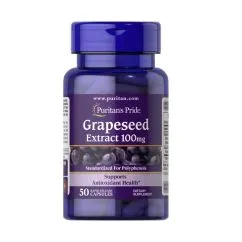 Натуральна добавка Puritan's Pride Grape Seed Extract 100 mg 50 капсул (CN12934)