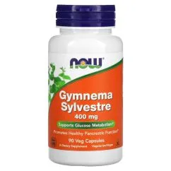 Натуральная добавка Now Foods Gymnema Sylvestre 400 mg 90 вегакапсул (733739047076)