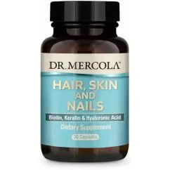 Вітаміни та мінерали Dr. Mercola Hair Skin & Nails 30 капсул (0810487032940)
