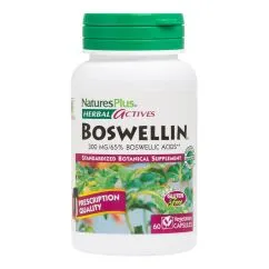 Натуральна добавка Natures Plus Herbal Actives Boswellin 300 mg 60 вегакапсул (097467071247)