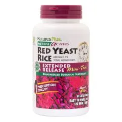 Натуральна добавка Natures Plus Herbal Actives Yeast Rice 600 mg 120 міні таблеток (097467073630)