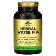 Натуральна добавка Solgar Herbal Water Pill 100 вегакапсул (033984039476)