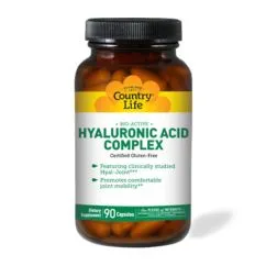 Препарат для суглобів та зв'язок Country Life Hyaluronic Acid Complex 90 капсул (0015794030614)