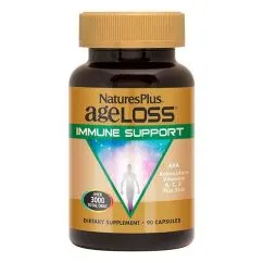 Натуральна добавка Natures Plus AgeLoss Immune Support 90 капсул (CN9741)