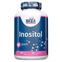 Вітаміни та мінерали Haya Labs Inositol 500 мг 100 капсул (0852822007527)