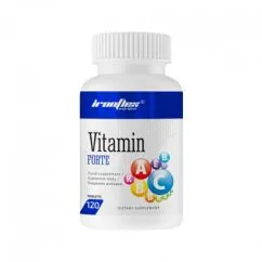 Вітаміни та мінерали IronFlex Vitamin Forte 120 таблеток ТЕРМІН 01.24 (CN14605)