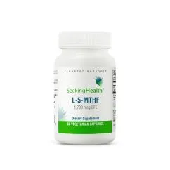 Витамины и минералы Seeking Health L-5-MTHF 1700 мкг DFE 60 вегакапсул (0810007520575)