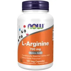 Амінокислота Now Foods L-Arginine 700 мг 180 капсул (0305251204734)