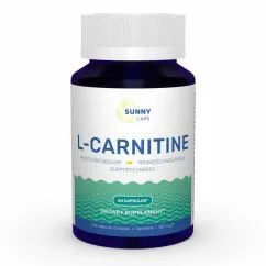 Жироспалювач Sunny Caps L-Carnitine 250 mg, 60 капсул (CN8757)