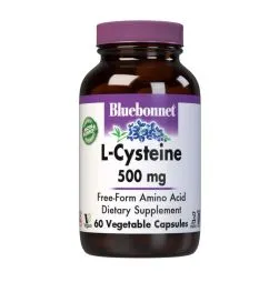 Аминокислота Bluebonnet L-Cysteine 500 мг 60 капсул (0743715000384)