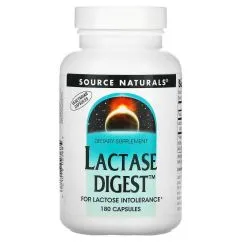 Натуральна добавка Source Naturals Lactase Digest 180 капсул (0021078023685)