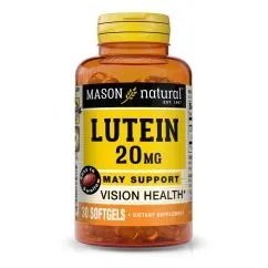 Натуральная добавка Mason Natural Lutein 20 mg 30 капсул (CN10947)