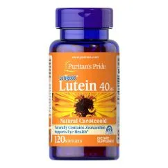 Натуральна добавка Puritan's Pride Lutein 40 mg з Zeaxanthin 120 капсул (0025077442515)