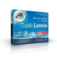 Натуральная добавка Olimp Gold Lutein 30 капсул (5901330041044)