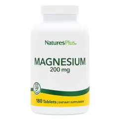 Вітаміни та мінерали Natures Plus Magnesium 200 мг 180 таблеток (097467033603)