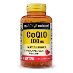 Натуральная добавка Mason Natural Co Q10 100 мг 30 капсул (0311845131980)