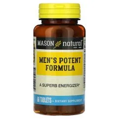 Натуральная добавка Mason Natural Men’s Potent Formula 60 таблеток (311845120250)