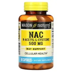 Амінокислота Mason Natural NAC 500 мг 60 капсул (CN13479)