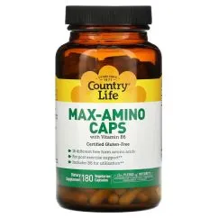 Аминокислота Country Life Max-Amino 180 вегакапсул (CN13421)