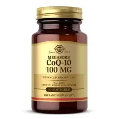 Натуральная добавка Solgar Megasorb CoQ-10 100 mg 30 капсул (033984009561)