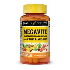Витамины и минералы Mason Natural Megavite Fruits & Veggies 60 каплет (0311845162755)