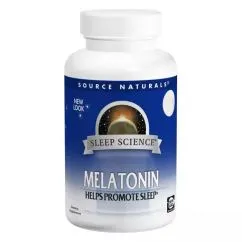 Натуральна добавка Source Naturals Melatonin 3mg Sleep Science 120 вегакапсул (CN12531)