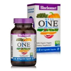 Вітаміни та мінерали Bluebonnet Mens ONE 60 вегакапсул (0743715001411)