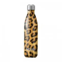 Пляшка VPLab Metal Water Bottle 500 мл Leopard (CN11192)