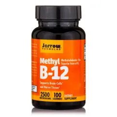 Витамины и минералы Jarrow Formulas Methyl B-12 2500 мкг 100 леденцов Тропик (0301653913298)