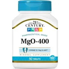 Вітаміни та мінерали 21st Century мгO-400 90 таблеток (0740985270721)