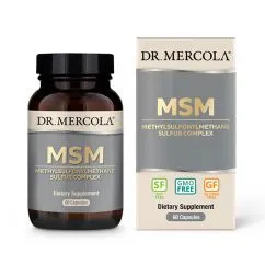 Препарат для суглобів та зв'язок Dr. Mercola MSM 60 капсул (0813006015004)
