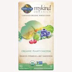 Витамины и минералы Garden of Life MyKind Organic Plant Calcium 90 вегакапсул (658010117609)