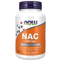 Аминокислота Now Foods NAC 600 мг 250 вегакапсул (0733739000866)