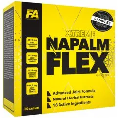 Препарат для суглобів та зв'язок Fitness Authority Napalm Flex 30 пакетиків (5902448252728)