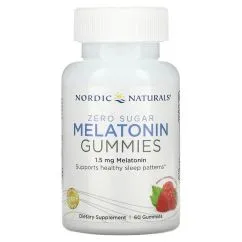 Натуральна добавка Nordic Naturals Melatonin Gummies 1.5 mg 60 жувальних таблеток (768990301889)