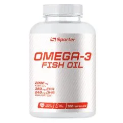 Жирні кислоти Sporter Omega 3 1000 мг 180 капсул (CN13225)