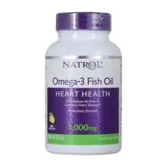 Жирные кислоты Natrol Omega-3 1000 мг 60 капсул (CN14142)