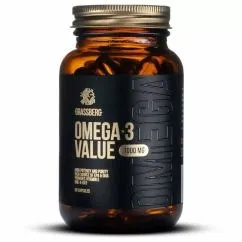 Жирні кислоти Grassberg Omega-3 Value 60 капсул (5060244091474)