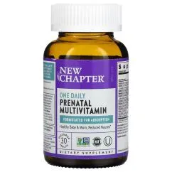 Витамины и минералы New Chapter One Daily Prenatal Multivitamin 30 таблеток (CN10159)