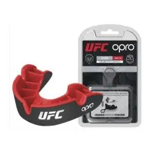 Капа OPRO Silver UFC детская (возраст до 11) (ufc.102515001) Black/Red (5060143572425)