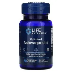 Натуральна добавка Life Extension Ashwagandha 60 вегакапсул (737870888062)