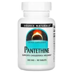 Витамины и минералы Source Naturals Pantethine 300 мг 90 таблеток (0021078020660)