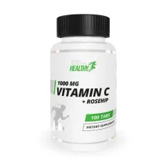Витамины и минералы Healthy by MST Vitamin C + Rosehips 100 таблеток (CN7736)