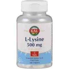Аминокислота KAL L-Lysine 500 мг 100 таблеток (CN11043)