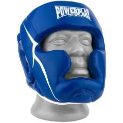 Боксерский шлем PowerPlay 3100 PU (тренировочный) Blue L (CN11850-4)