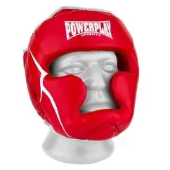 Боксерский шлем PowerPlay 3100 PU (тренировочный) Red L (CN11851-4)
