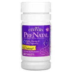 Вітаміни та мінерали 21st Century PreNatal 60 таблеток (0740985273104)