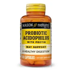 Пробіотики та пребіотики Mason Natural Probiotic Acidophilus With Pectin 100 капсул (CN11310)