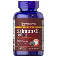 Жирні кислоти Puritan's Pride Salmon Oil 1000 мг 120 капсул (0074312144615)